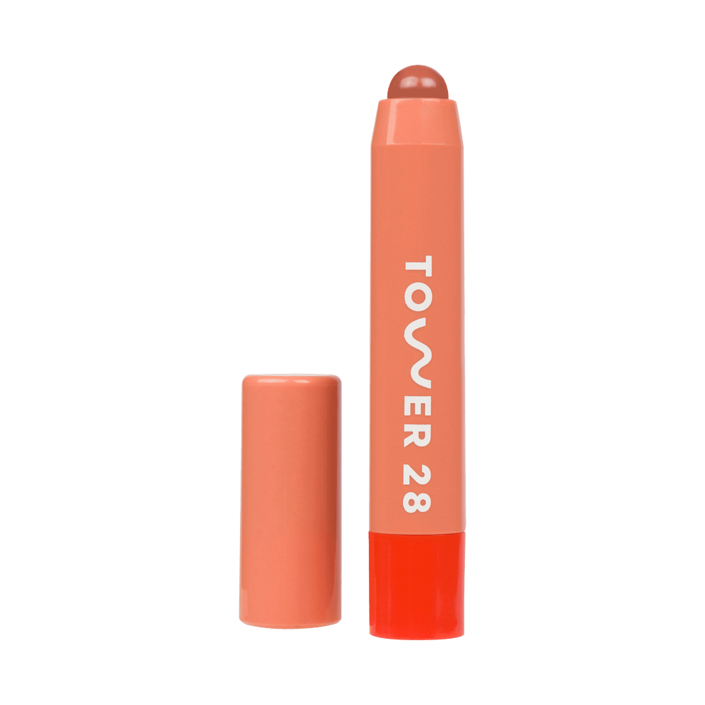 Tower 28 Beauty's JuiceBalm Lip Balm in the shade Mix