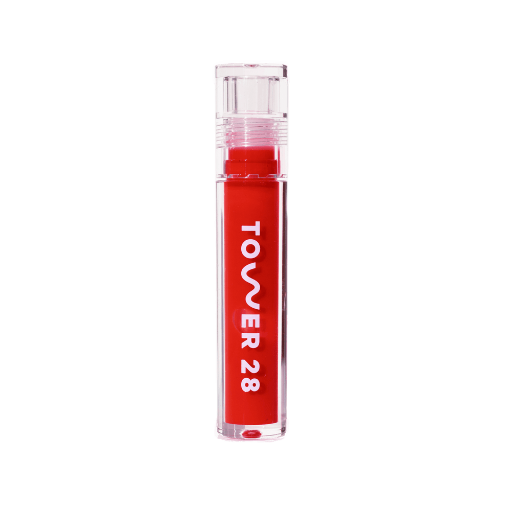 The Tower 28 Beauty ShineOn Lip Jelly in the shade Spicy