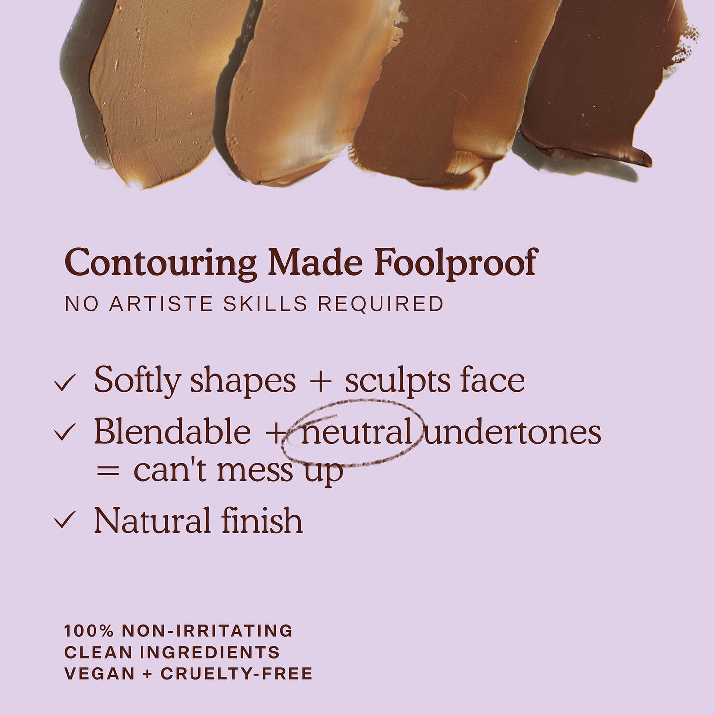 [Shared: Tower 28 Beauty Sculptino™ Cream Contour is contouring made foolproof. No artiste skills required. It softly shapes and sculpts the face. It's blendable and has neutral undertones, so you can't mess up. Plus it has a natural finish. It's also made with 100% non-irritating clean ingredients and also vegan + cruelty free]