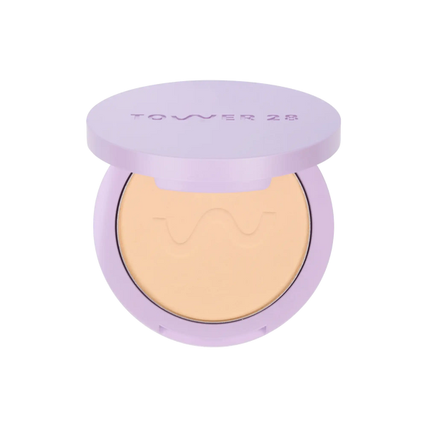 Shade: Balboa Banana [The Tower 28 Beauty GetSet Blur + Set Pressed Powder in the shade Balboa Banana]