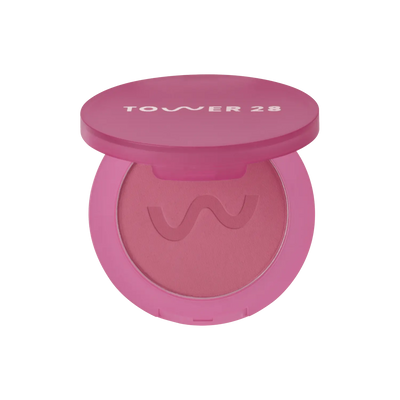 The Tower 28 Beauty GetSet™ Matte Powder Blush in the shade Pali Punch. [Pali Punch]
