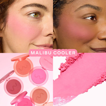 GetSet™ Matte Powder Blush in Malibu Cooler and BeachPlease Cream Blush in Dream Hour [The Tower 28 Beauty Cheeky Duo in Baby Cheeks]