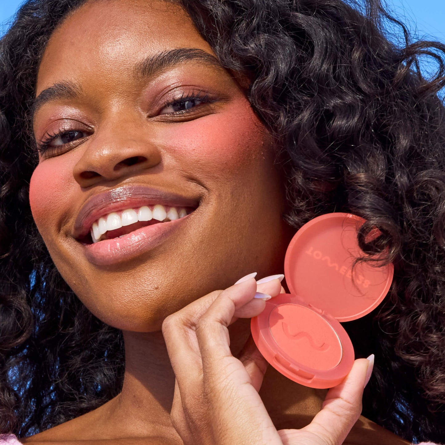 GetSet™ Matte Powder Blush in Culver Crush and BeachPlease Cream Blush in Rush Hour [The Tower 28 Beauty Cheeky Duo in Peachy Cheeks]