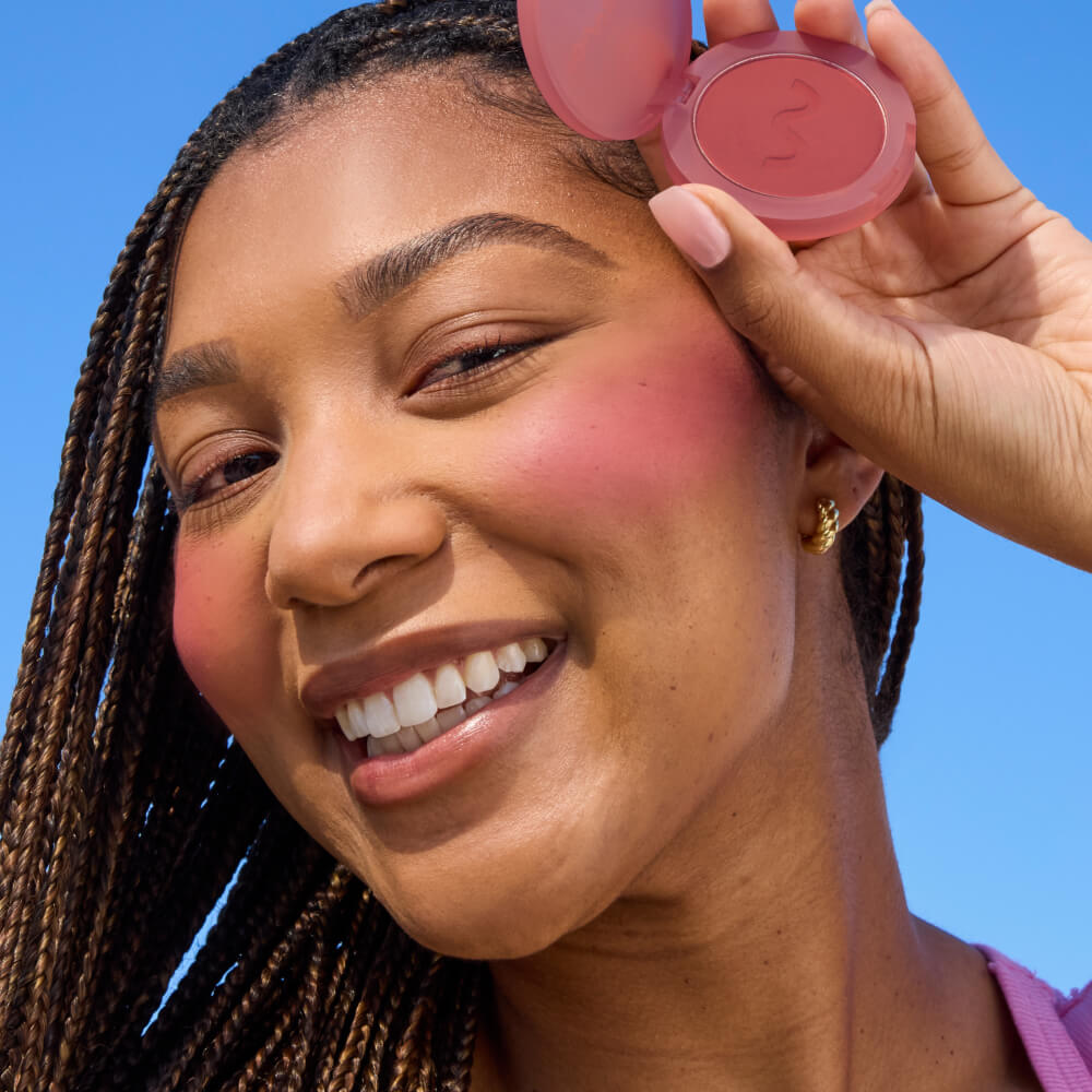 GetSet™ Matte Powder Blush in Sawtelle Slushie and BeachPlease Cream Blush in Power Hour [The Tower 28 Beauty Cheeky Duo in Rosy Cheeks]