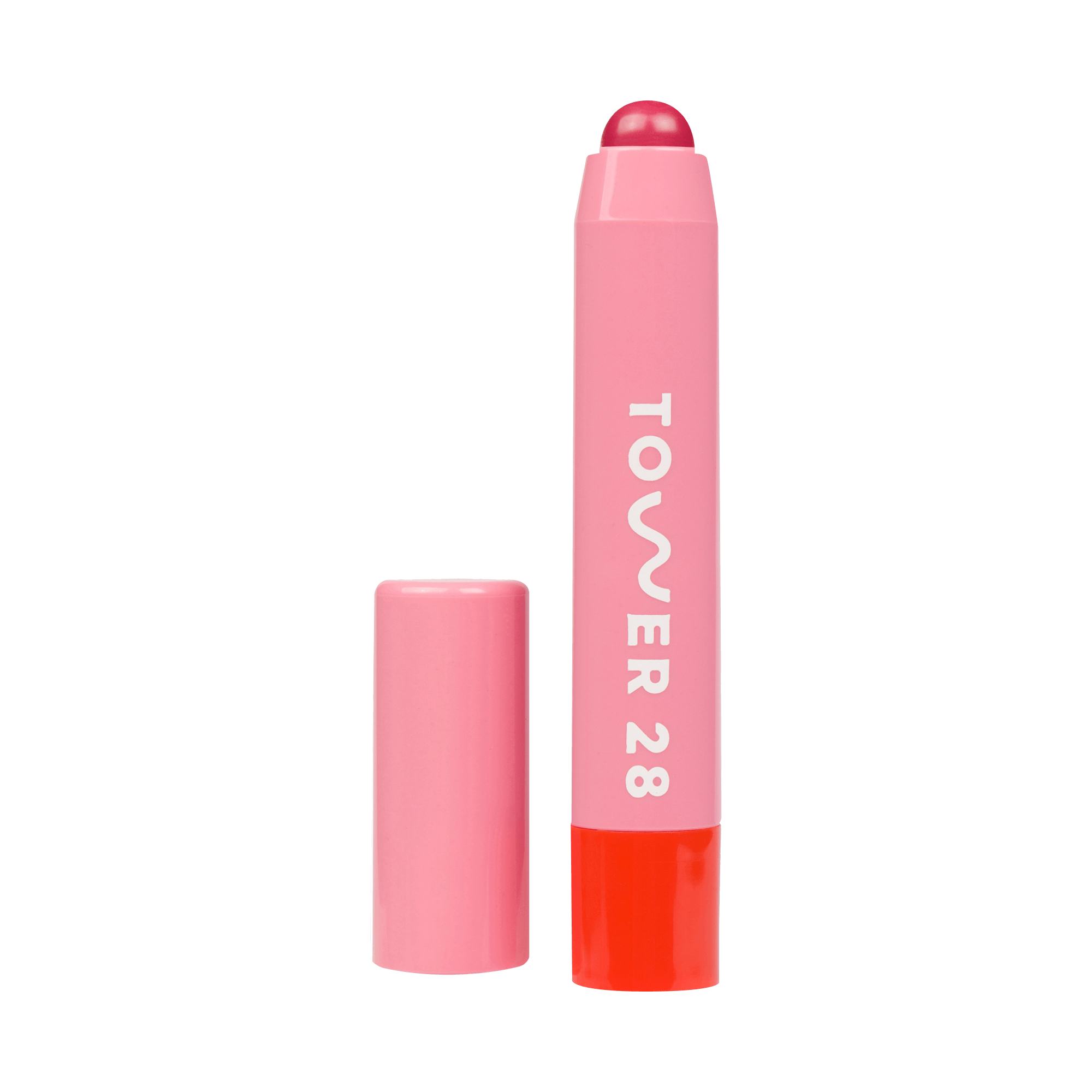 Shade: Shake [Tower 28 Beauty's JuiceBalm Lip Balm in the shade Shake]
