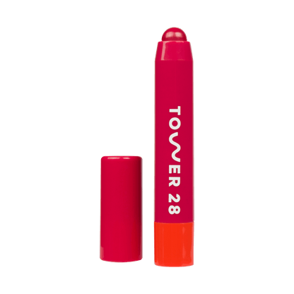 Shade: Drink [Tower 28 Beauty's JuiceBalm Lip Balm in the shade Drink]