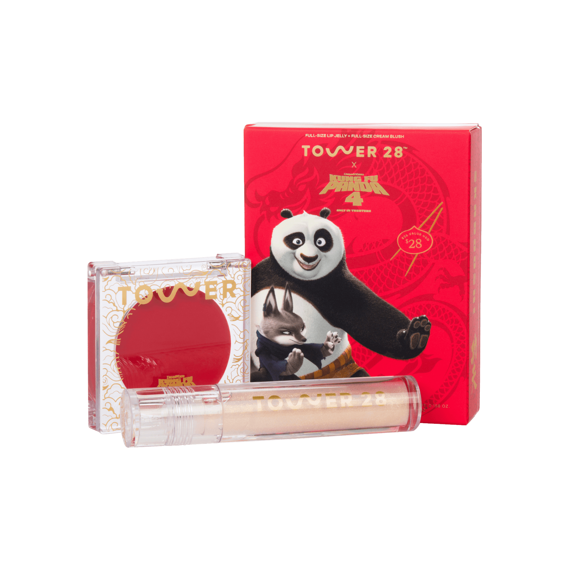 [Shared: Tower 28 x Kung Fu Panda 4 Limited Edition Lip + Cheek Set for Lunar New Year 2024