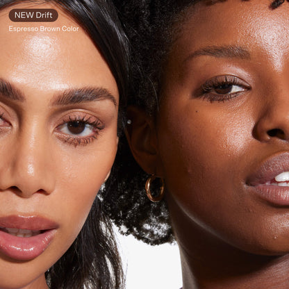 Shade: Drift [Two models wearing the Tower 28 Beauty MakeWaves™ Mascara in Drift]