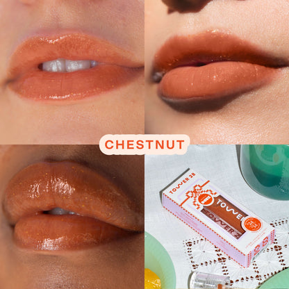 Chestnut [Shared: The Tower 28 Beauty ShineOn Lip Jelly in the shade Chestnut]