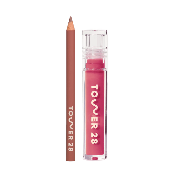 Shade: Oneliner in Work of Art + ShineOn Lip Jelly in Coconut [Shown is the Rosy Pink Duo]