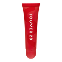 The Tower 28 Beauty LipSoftie™ Lip Treatment in the shade Blood Orange Vanilla. [Blood Orange Vanilla]