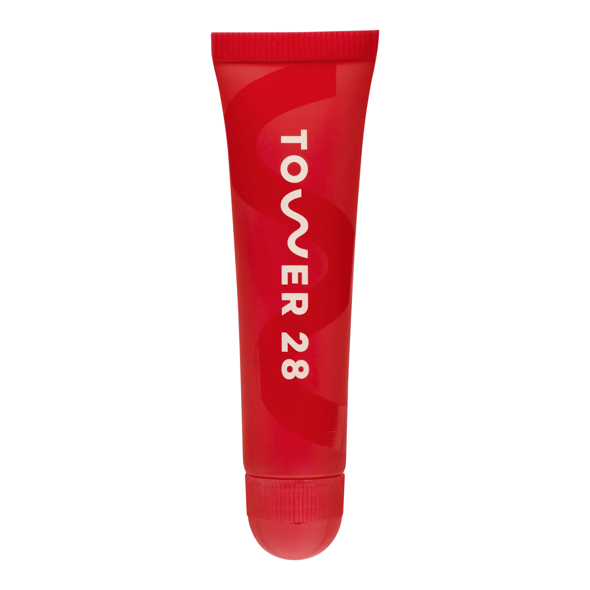 The Tower 28 Beauty LipSoftie™ Lip Treatment in the shade Blood Orange Vanilla. [Blood Orange Vanilla]