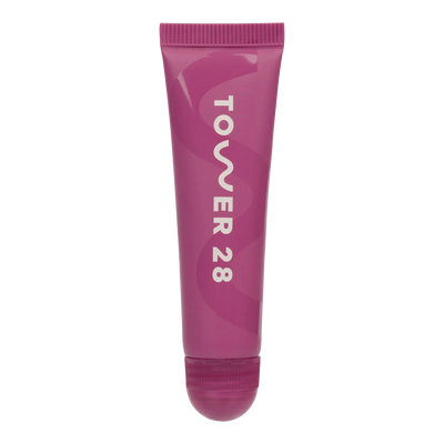 The Tower 28 Beauty LipSoftie™ Lip Treatment in the shade Confetti Cake. [Confetti Cake]