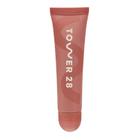 The Tower 28 Beauty LipSoftie™ Lip Treatment in the shade Dulce de Leche. [Dulce de Leche]