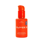 Orange bottle of Tower 28 SOS Rescue Serum on a white background [Shared]