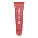 The Tower 28 Beauty LipSoftie® Lip Treatment in the shade Red Bean Mochi. [Red Bean Mochi]