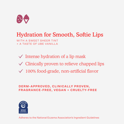 [The benefits of Tower 28 Beauty LipSoftie™ Lip Treatment Ube Vanilla explained]
