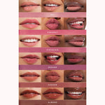 [Shared: All shades of the Tower 28 Beauty ShineOn Milky Lip Jelly applied on three different skin tones]