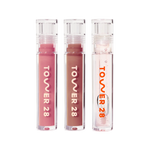Three Tower 28 lip glosses on a white background [Shared]