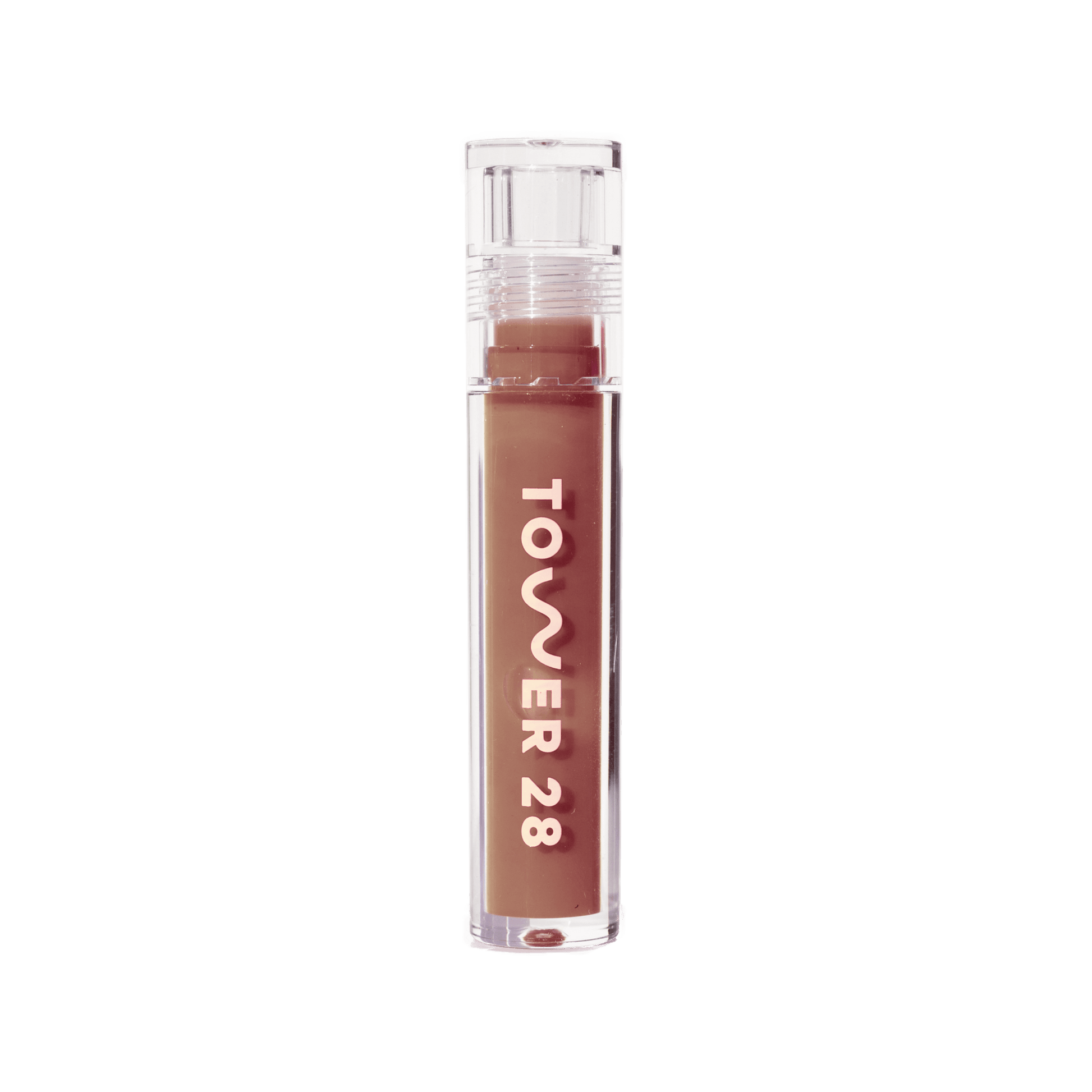 The Tower 28 Beauty ShineOn Lip Jelly in the shade Almond