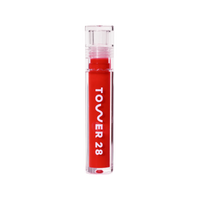 The Tower 28 Beauty ShineOn Lip Jelly in the shade Spicy. [Spicy]