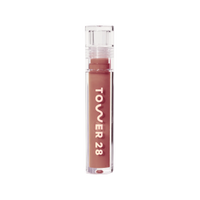 The Tower 28 Beauty ShineOn Lip Jelly in the shade Cashew. [Cashew]