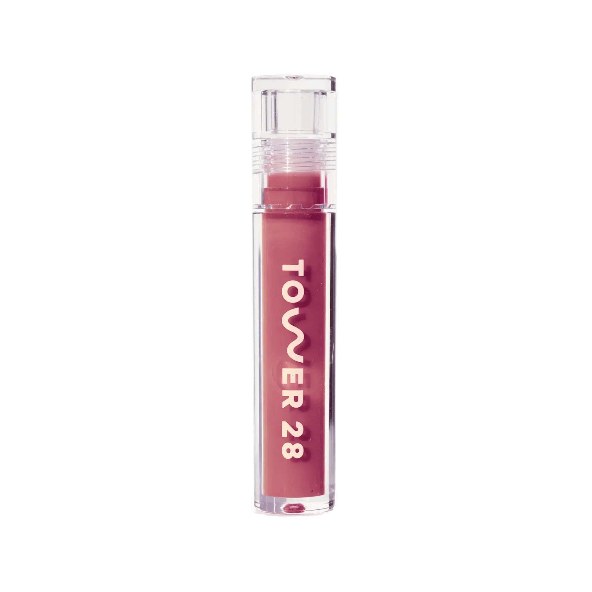 The Tower 28 Beauty ShineOn Lip Jelly in the shade Sesame. [Sesame]