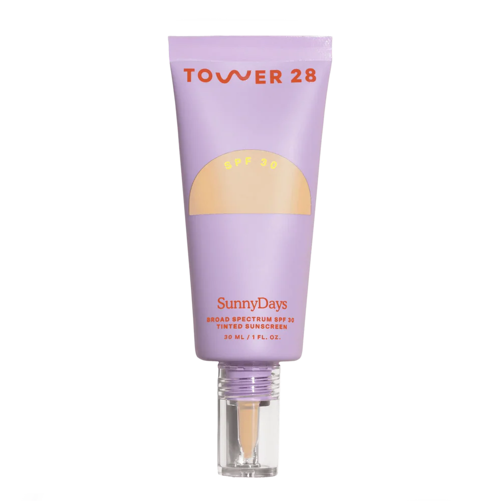 Tower 28 SunnyDays SPF 30 tinted sunscreen foundation bottle