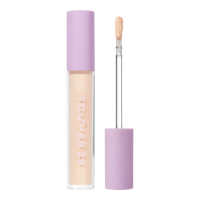 Tower 28 Beauty Swipe Serum Concealer in the shade 3.0 CC, shown with the tube standing upright next to the open applicator wand to reveal the product. [3.0 CC]