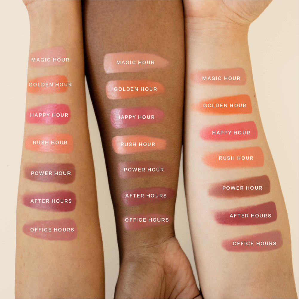 [Shared: All shades of Tower 28 Beauty BeachPlease Cream Blush swatched on three different skin tones