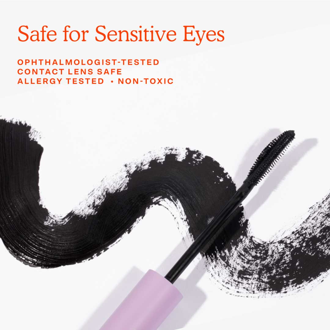 Shade: Jet [The Tower 28 Beauty MakeWaves Mini Mascara in the shade Jet.]