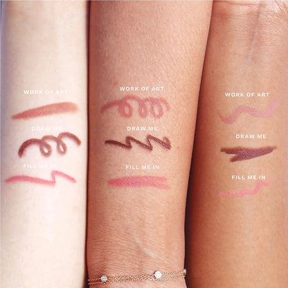 OneLiner [Shared: All three shades of Tower 28 Beauty's OneLiner swatched on three different skin tones]